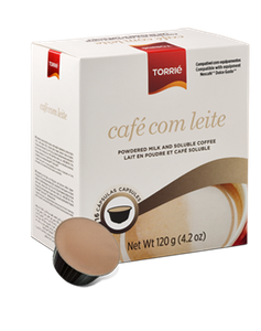 CAFÉ COM LEITE CÁPSULA - DOLCE GUSTO®* COMPATÍVEL