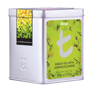 DILMAH LUXURY GREEN TEA WITH JASMINE FLOWERS CHÁ
