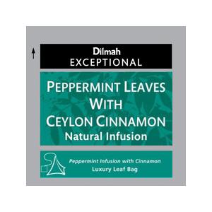 DILMAH EXCEPTIONAL PEPPERMINT & CINNAMON INFUSÃO